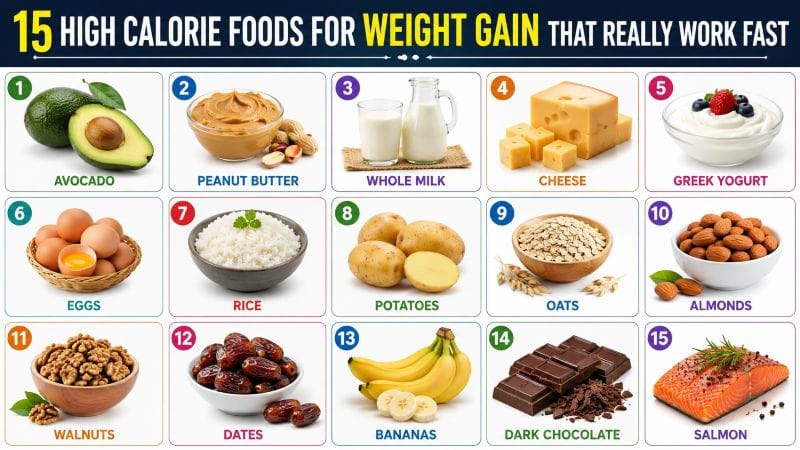 High Calorie Foods for Weight Gain